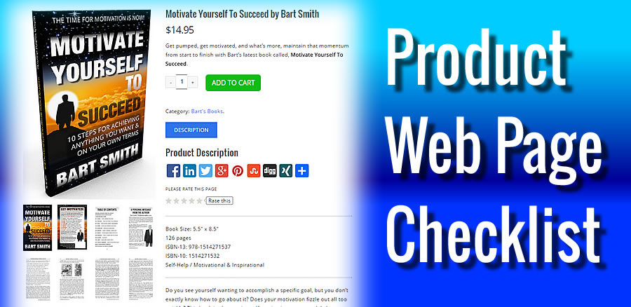 Product Web Page Checklist